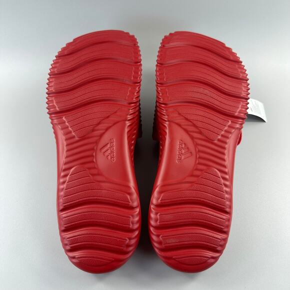 Adidas Alphabounce Slide 2 Texas Tech Men Size 12 Red Raider Sandals JI2527 NEW - Picture 4 of 5